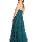 Sonia Lace Mesh Tendril Dress is a gorgeous pick as your 2023 prom dress or formal gown for wedding guest, spring bridesmaid, or army ball attire!