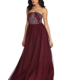 Nicola Formal Tulle Ball Gown is a gorgeous pick as your 2023 prom dress or formal gown for wedding guest, spring bridesmaid, or army ball attire!