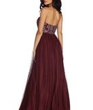 Nicola Formal Tulle Ball Gown is a gorgeous pick as your 2023 prom dress or formal gown for wedding guest, spring bridesmaid, or army ball attire!