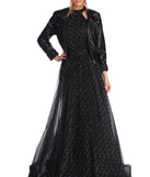 The Jeanette Starry Night Ball Gown is a gorgeous pick as your 2023 prom dress or formal gown for wedding guest, spring bridesmaid, or army ball attire!