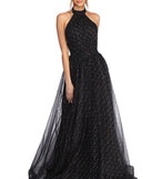 The Jeanette Starry Night Ball Gown is a gorgeous pick as your 2023 prom dress or formal gown for wedding guest, spring bridesmaid, or army ball attire!