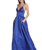 Melody Formal Satin Ball Gown is a gorgeous pick as your 2023 prom dress or formal gown for wedding guest, spring bridesmaid, or army ball attire!