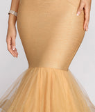 The Corina Formal Bandage Tulle Dress is a gorgeous pick as your 2023 prom dress or formal gown for wedding guest, spring bridesmaid, or army ball attire!