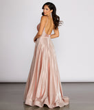 The Ashley Shine Beaded Waist Formal Dress is a gorgeous pick as your 2023 prom dress or formal gown for wedding guest, spring bridesmaid, or army ball attire!