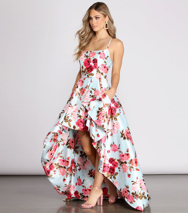 Cascadia rose shop high low dress