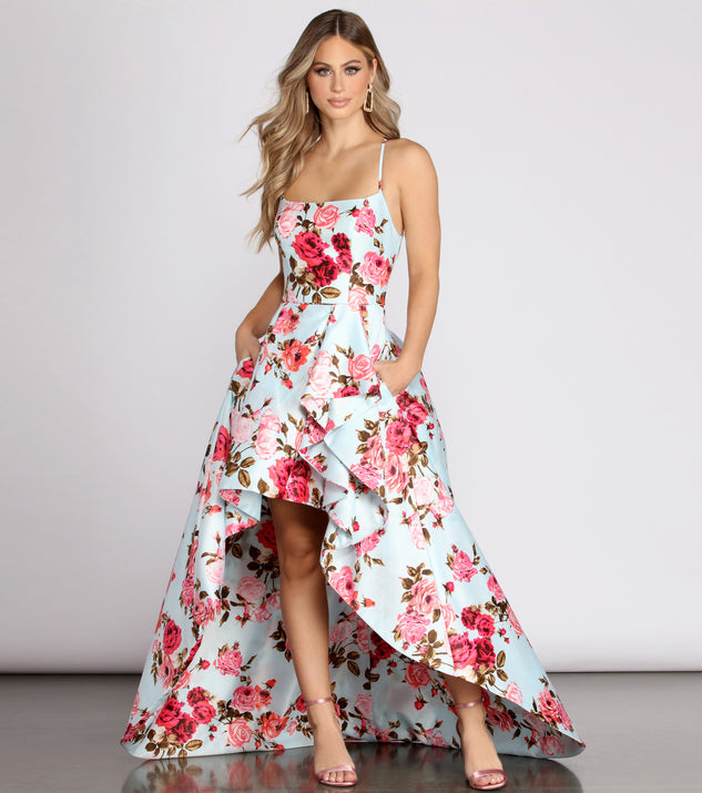Leanna Floral High Low Dress | Windsor Leanna Floral High Low Dress | Windsor