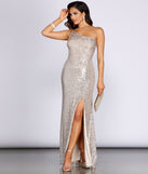 Isabelle One Shoulder Sequin Dress creates the perfect summer wedding guest dress or cocktail party dresss with stylish details in the latest trends for 2023!