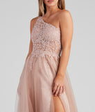The Laine Formal One-Shoulder Ball Gown is a gorgeous pick as your 2023 prom dress or formal gown for wedding guest, spring bridesmaid, or army ball attire!