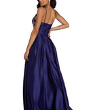 Ryleigh Floral Satin Ball Gown is a gorgeous pick as your 2023 prom dress or formal gown for wedding guest, spring bridesmaid, or army ball attire!