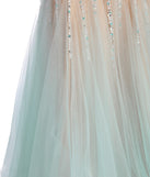 The Kari Strapless Beaded Tulle Dress is a gorgeous pick as your 2023 prom dress or formal gown for wedding guest, spring bridesmaid, or army ball attire!