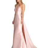 The Jasmine Embellished Satin Mermaid Dress is a gorgeous pick as your 2023 prom dress or formal gown for wedding guest, spring bridesmaid, or army ball attire!
