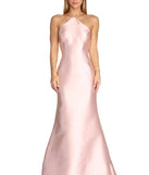 The Jasmine Embellished Satin Mermaid Dress is a gorgeous pick as your 2023 prom dress or formal gown for wedding guest, spring bridesmaid, or army ball attire!