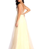 The Alisha High Slit Ball Gown is a gorgeous pick as your 2023 prom dress or formal gown for wedding guest, spring bridesmaid, or army ball attire!