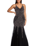 The Colette Formal Beaded Sleeveless Dress is a gorgeous pick as your 2023 prom dress or formal gown for wedding guest, spring bridesmaid, or army ball attire!