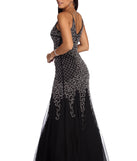 The Colette Formal Beaded Sleeveless Dress is a gorgeous pick as your 2023 prom dress or formal gown for wedding guest, spring bridesmaid, or army ball attire!
