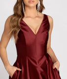 Reina Stunning Satin Ball Gown is a gorgeous pick as your 2023 prom dress or formal gown for wedding guest, spring bridesmaid, or army ball attire!