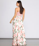 Evie Floral Chiffon Two Piece Dress creates the perfect summer wedding guest dress or cocktail party dresss with stylish details in the latest trends for 2023!