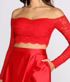 Marjorie Glitter Lace Two Piece Satin Dress is a gorgeous pick as your 2023 prom dress or formal gown for wedding guest, spring bridesmaid, or army ball attire!