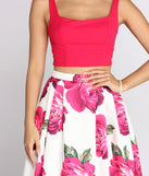 Cadence Crepe Tank Two Piece Mikado Dress creates the perfect summer wedding guest dress or cocktail party dresss with stylish details in the latest trends for 2023!