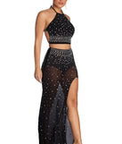 Carrie Two Piece Heat Stone Dress creates the perfect summer wedding guest dress or cocktail party dresss with stylish details in the latest trends for 2023!