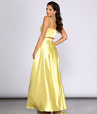 Naomi Satin Two Piece Dress creates the perfect spring wedding guest dress or cocktail attire with stylish details in the latest trends for 2023!