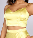 Naomi Satin Two Piece Dress creates the perfect spring wedding guest dress or cocktail attire with stylish details in the latest trends for 2023!