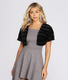 Timeless Elegance Faux Fur Bolero is a gorgeous pick as your 2023 prom dress or formal gown for wedding guest, spring bridesmaid, or army ball attire!