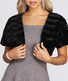 Timeless Elegance Faux Fur Bolero