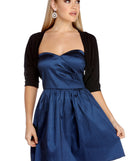 Sophisticated Beauty Formal Cover Up is a gorgeous pick as your 2023 prom dress or formal gown for wedding guest, spring bridesmaid, or army ball attire!