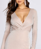 In The City Glitter Mini Dress