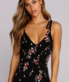 Loving Knit In Florals Maxi Dress