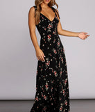 Loving Knit In Florals Maxi Dress