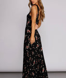 Loving Knit In Florals Maxi Dress