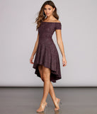 Total Twirl Glitter Skater Dress creates the perfect spring wedding guest dress or cocktail attire with stylish details in the latest trends for 2023!