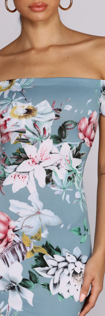 Floral In Love Midi Dress
