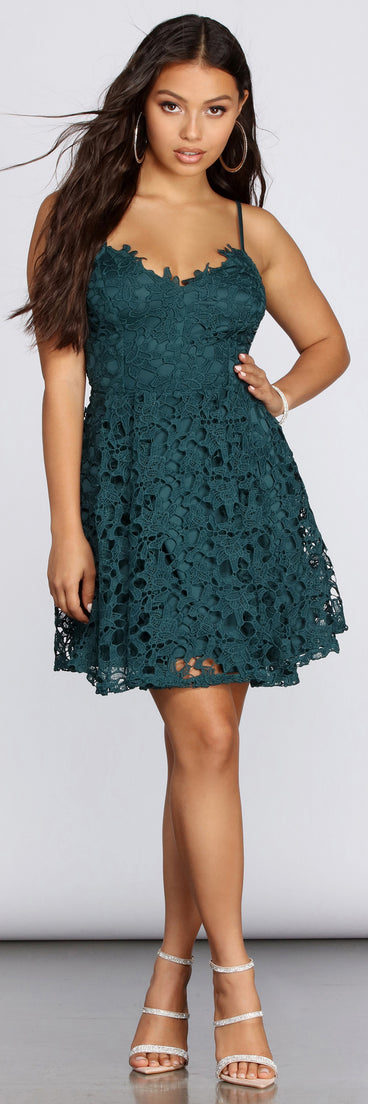 All The Trimmings Crochet Dress