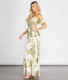 Chiffon Tropical Floral Maxi Dress is a trendy pick to create 2023 festival outfits, festival dresses, outfits for concerts or raves, and complete your best party outfits!