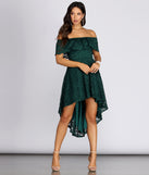 The Add Some Flair Skater Dress is a gorgeous pick as your 2023 prom dress or formal gown for wedding guest, spring bridesmaid, or army ball attire!