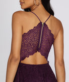 Glitz & Glam Lace Skater Dress
