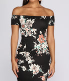 Deep Dive Floral Scuba Dress