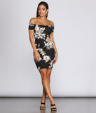 Deep Dive Floral Scuba Dress