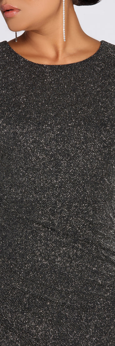 Real Love Glitter Mini Dress