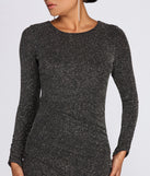 Real Love Glitter Mini Dress