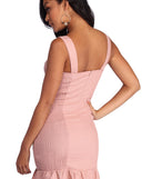 Ruffle My Feathers Mini Dress creates the perfect spring wedding guest dress or cocktail attire with stylish details in the latest trends for 2023!