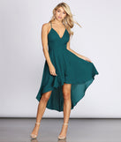 Feeling A Little Lacy High-Low Dress