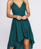 Feeling A Little Lacy High-Low Dress