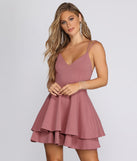 Layer Cake X-Back Skater Dress