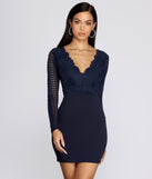 You’ll make a statement in In Love In Lace Crochet Dress as an NYE club dress, a tight dress for holiday parties, sexy clubwear, or a sultry bodycon dress for that fitted silhouette.