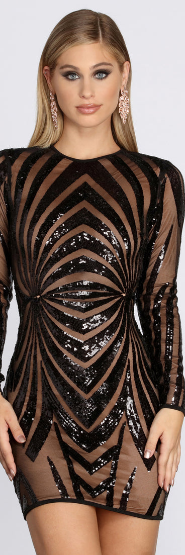 Do It For The Glam Sequin Mini Dress helps create the best bachelorette party outfit or the bride's sultry bachelorette dress for a look that slays!