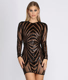 Do It For The Glam Sequin Mini Dress helps create the best bachelorette party outfit or the bride's sultry bachelorette dress for a look that slays!